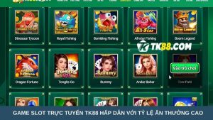 Game Slot trực tuyến TK88 hấp dẫn