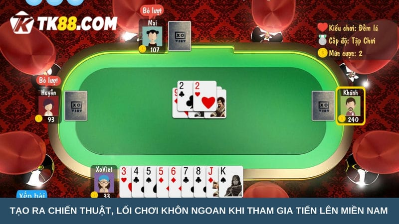 Nắm rõ luật chơi game Tiến lên miền Nam