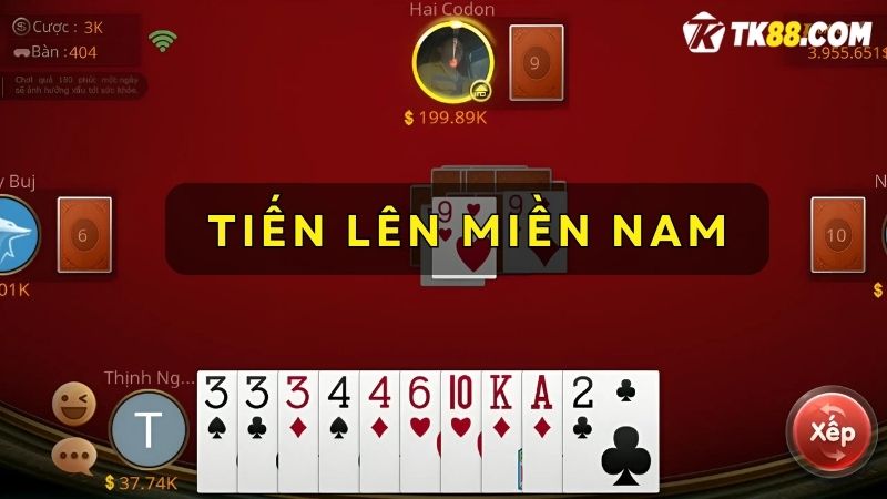 Game bài Tiến lên miền Nam TK88